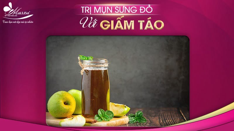 cách trị mụn sưng đỏ