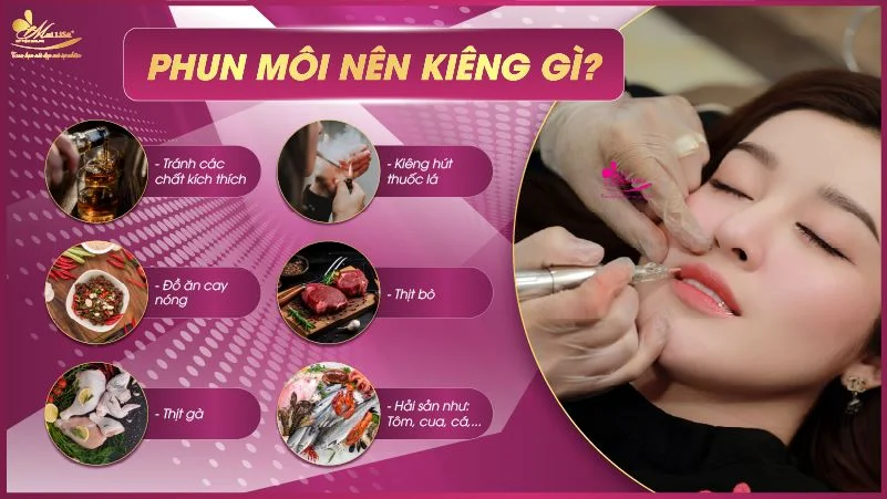 Vừa Phun Môi Xong Nên Kiêng Gì? Hướng Dẫn Chi Tiết Từ A Đến Z