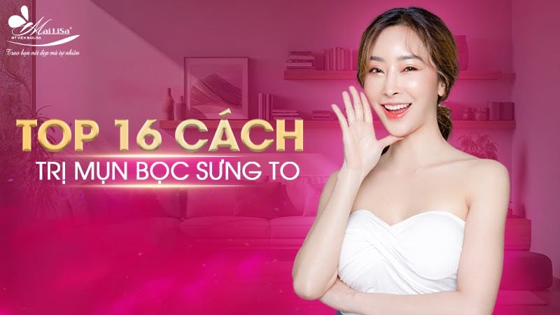 cách trị mụn sưng đỏ