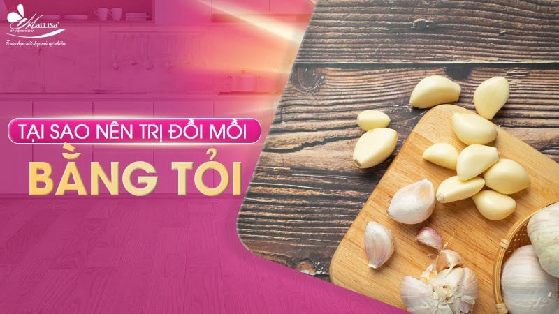 trị đồi mồi bằng tỏi