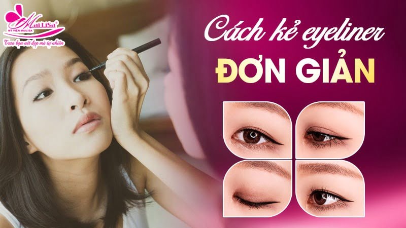 cách kẻ eyeliner