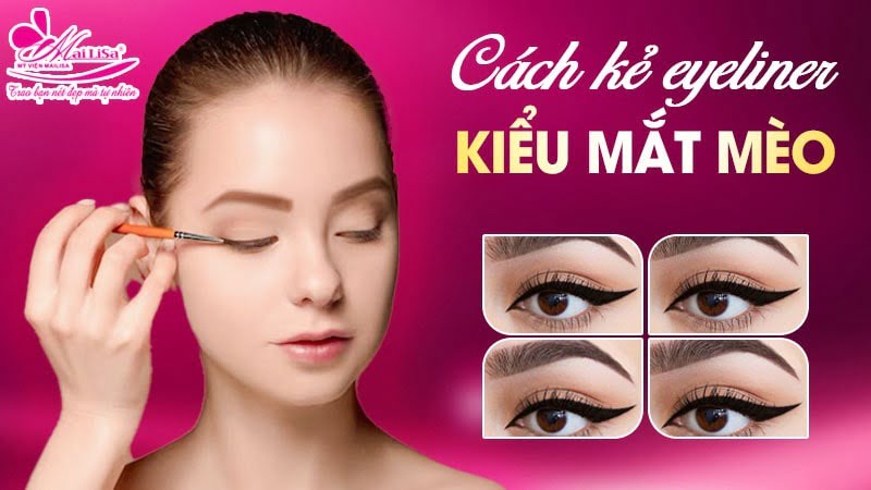 cách kẻ eyeliner