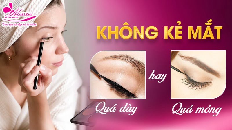 cách kẻ eyeliner