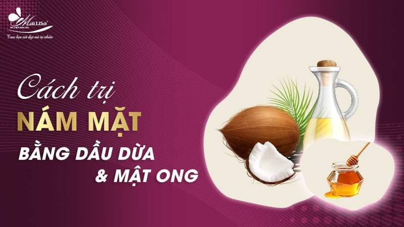 trị nám bằng dầu dừa