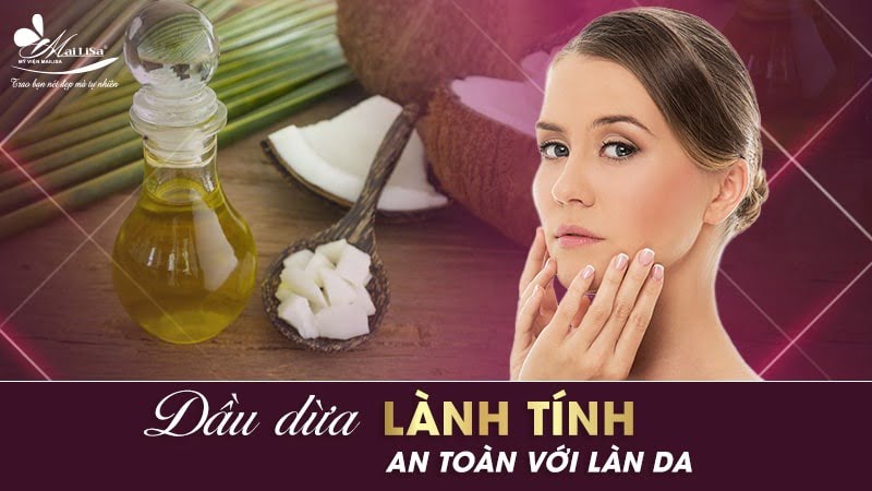 chữa tàn nhang bằng dầu dừa