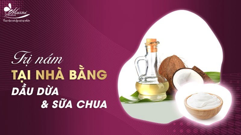 trị nám bằng dầu dừa