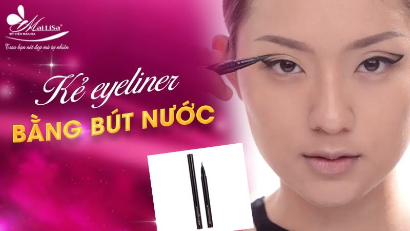 cách kẻ eyeliner