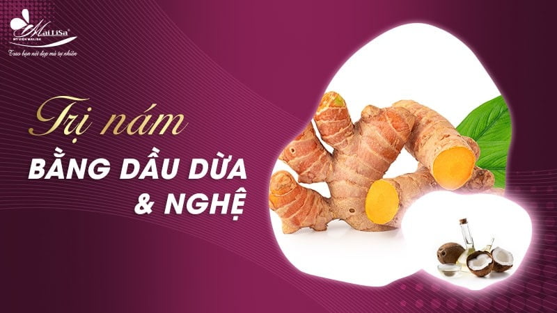 trị nám bằng dầu dừa