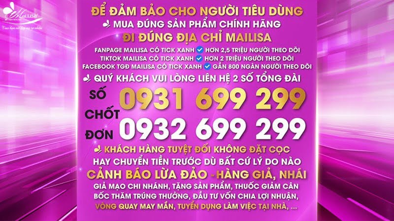 mailisa lừa đảo