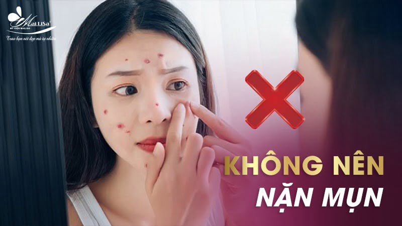 mụn đỏ không nhân