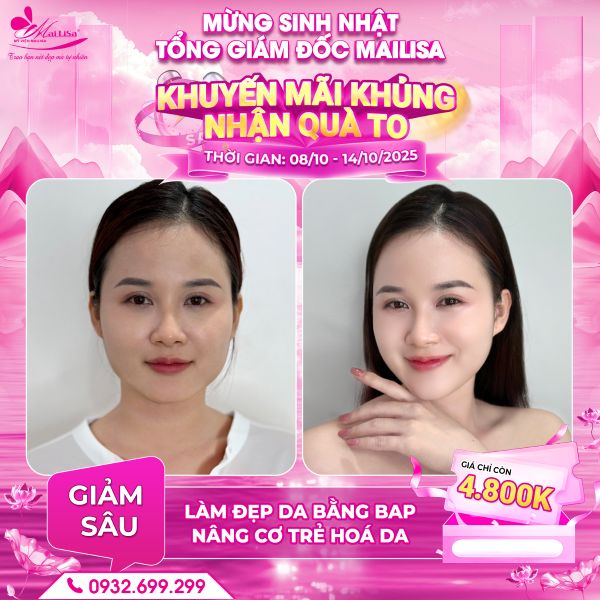 làm đẹp da bằng bap nâng cơ trẻ hoá da
