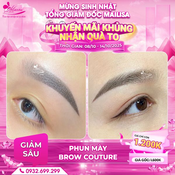 phun mày brow couture