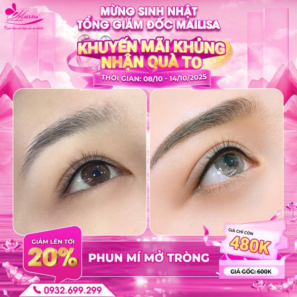 phun mí mở tròng