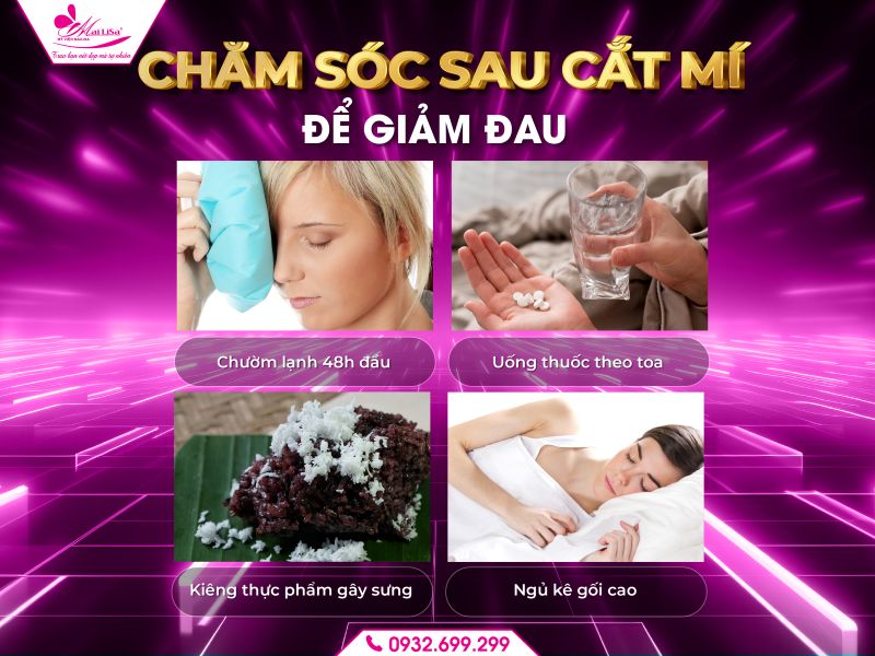 cham-soc-sau-cat-mi-de-giam-dau